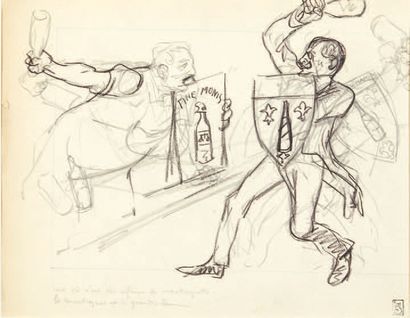 THÉOPHILE-ALEXANDRE STEINLEN
Étude de personnages...