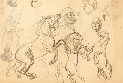 THÉOPHILE-ALEXANDRE STEINLEN
Têtes, personnages...