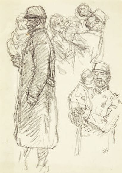THÉOPHILE-ALEXANDRE STEINLEN
Le retour des...