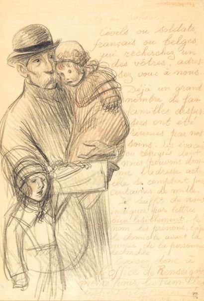 THÉOPHILE-ALEXANDRE STEINLEN
Civils français...