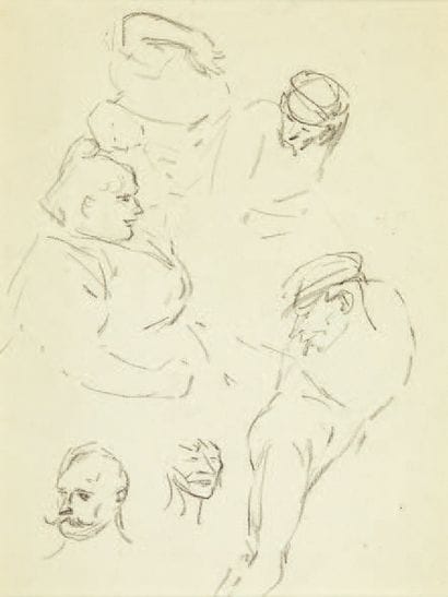 THÉOPHILE-ALEXANDRE STEINLEN
Trottin et Marlou
Dessin...