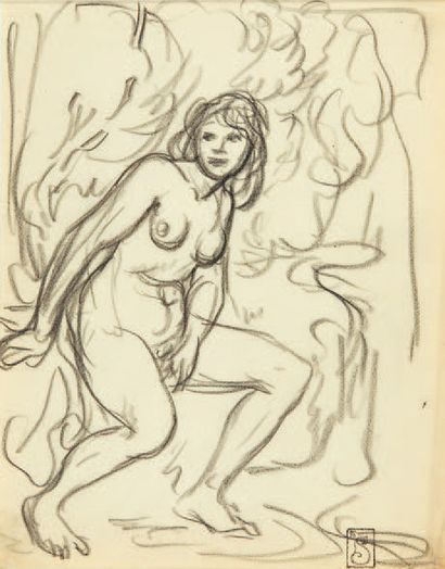 THÉOPHILE-ALEXANDRE STEINLEN
Baigneuse
Dessin...