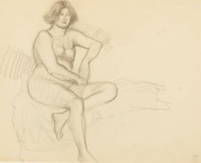 THÉOPHILE-ALEXANDRE STEINLEN
Modèle assis
Dessin...