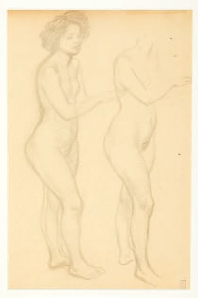 THÉOPHILE-ALEXANDRE STEINLEN
Études de modèles
Dessin...