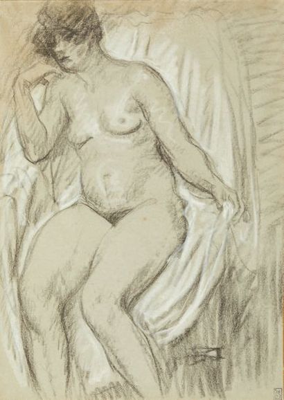 THÉOPHILE-ALEXANDRE STEINLEN
Modèle assis
Dessin...