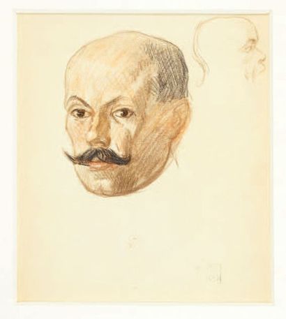 THÉOPHILE-ALEXANDRE STEINLEN
Clémenceau?
Fusain...