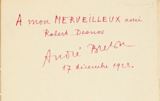 André BRETON.
Clair de terre. Avec un portrait...