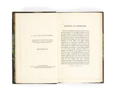 André BRETON.
Manifeste du Surréalisme. Poisson...