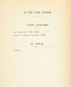 Pierre de MASSOT.
Reflections on Rrose Sélavy....
