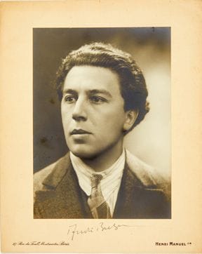 [André BRETON]. Henri MANUEL. 
Portrait d'André...