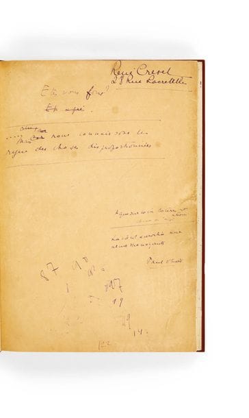 René CREVEL.
Etes-vous fous ? Davos, Vence,...