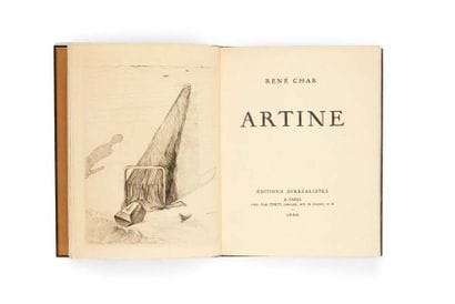 René CHAR.
Artine. Paris, Éditions surréalistes,...