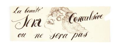 Salvador DALI.
La Beauté sera convulsive...