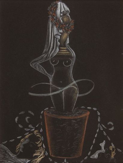 Valentine HUGO, André BRETON et Nusch ÉLUARD.
Cadavre...