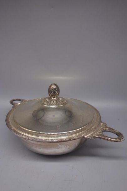 Christofle, silver plated metal-covered vegetable...