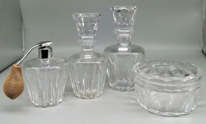 BACCARAT. Dressing table set comprising two...