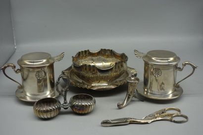 Batch of SILVER METAL: cut, scissors and...