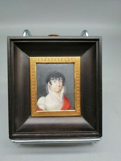 French school early 19th century. Portrait...