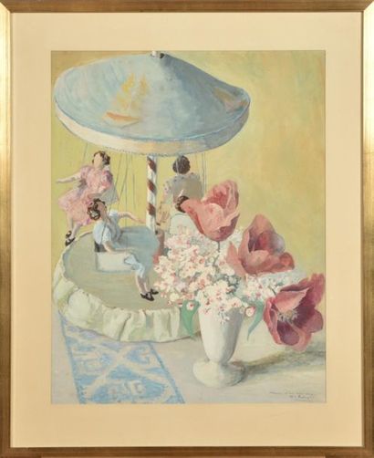French school of the 20th century.
Flowers...