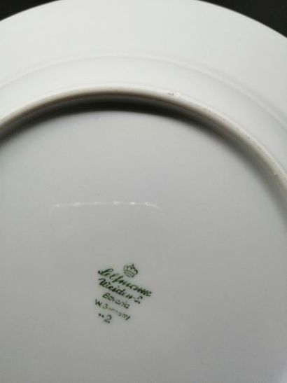 German porcelain dinner service part, consisting...