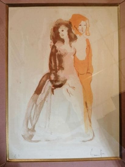 Leonor Fini, The Promenade. Artist's proof...