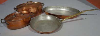 Set of brass instruments consisting of four...
