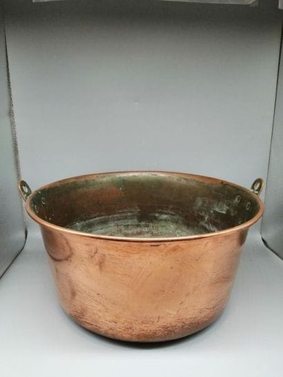 Copper cauldron. 
