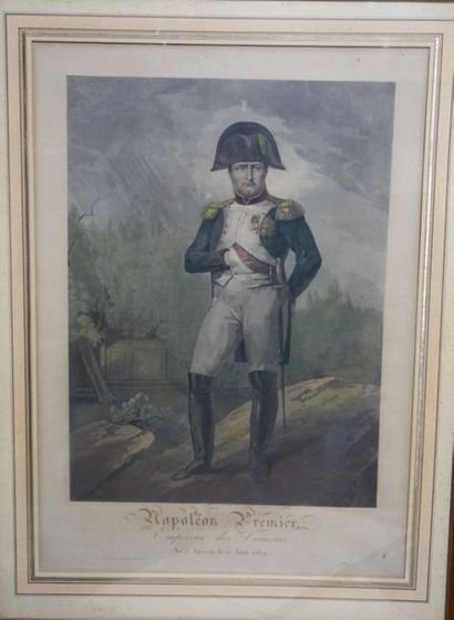 Napoleon 1st Emperor of the French, polychrome...