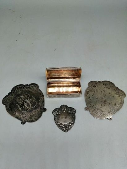 Set of foreign silver OBJECTS 800 including...