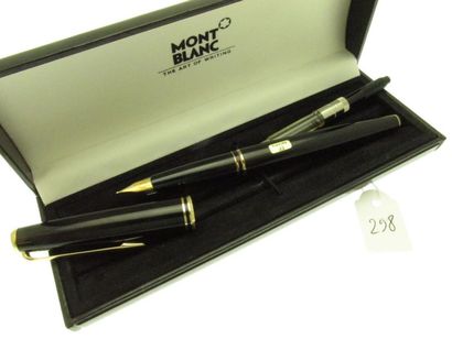 1 MONTBLANC CLASSIC fountain pen, black resin...