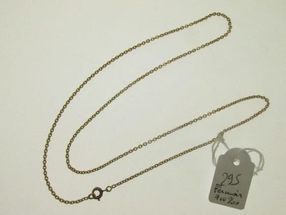 1 gold-plated chain link, gold clasp 700°/°°°,...