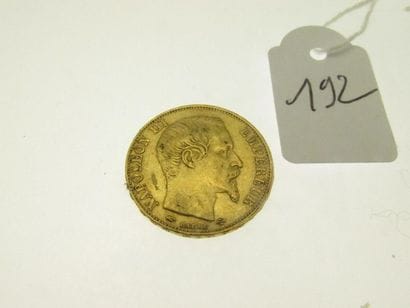 1 pièce de 20Frs or NapIII 1858 6,4g