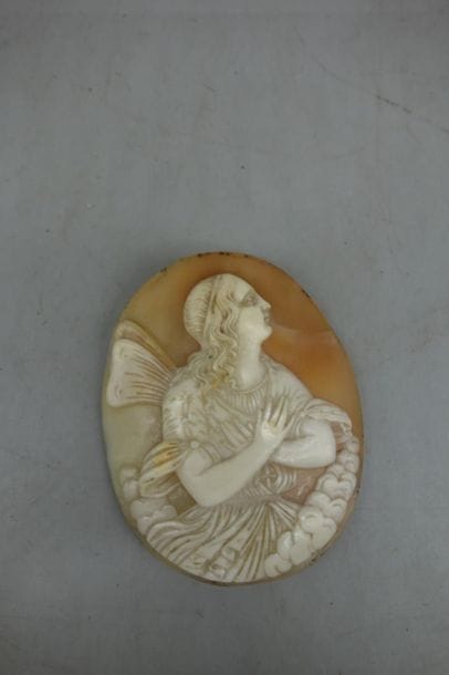 Camée figurant un ange 