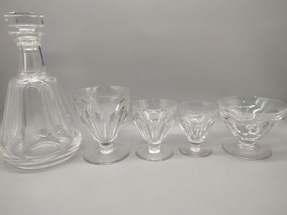 BACCARAT. Service de verres modèle Talleyrand...