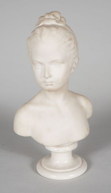 E. De Cori.

D'après Houdon, buste de jeune...