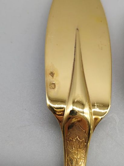 PUIFORCAT.

Partie de ménagère en vermeil...