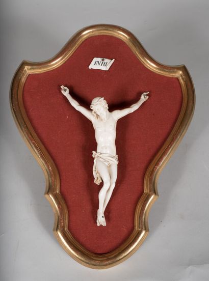 Christ en ivoire sculpté.

Fin du XVIIIème,...