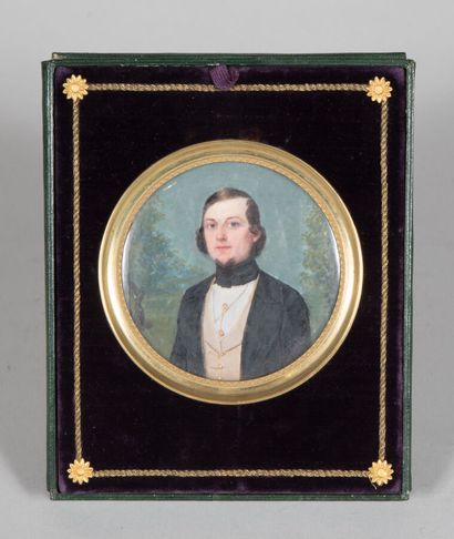 École française du XIXe siècle. 

Portrait...