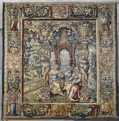 Vertumne et Pomone sous une pergola

Tapisserie...