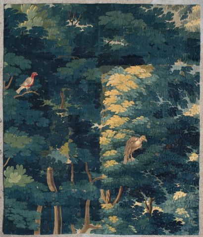 Aubusson, fragment de tapisserie à décor...