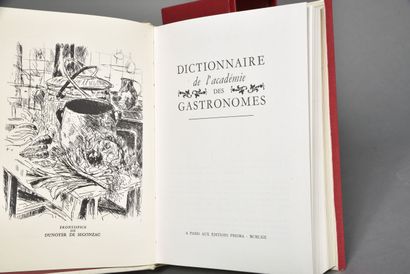 Dictionnaire de l'Académie des gastronomes,...