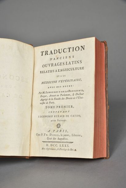 Traduction d'anciens ouvrages latins relatifs...