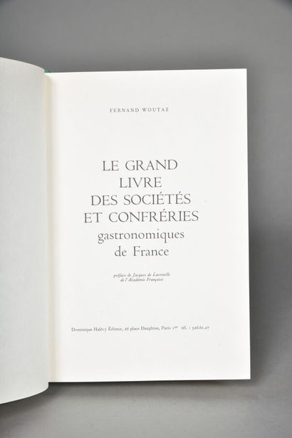 LOT : Dictionnaire de l'Académie des gastronomes....