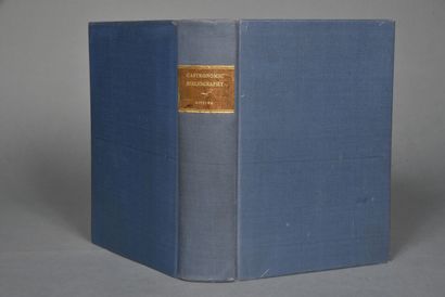 GOLDEN BITTING (Katherine), Gastronomic Bibliography,...