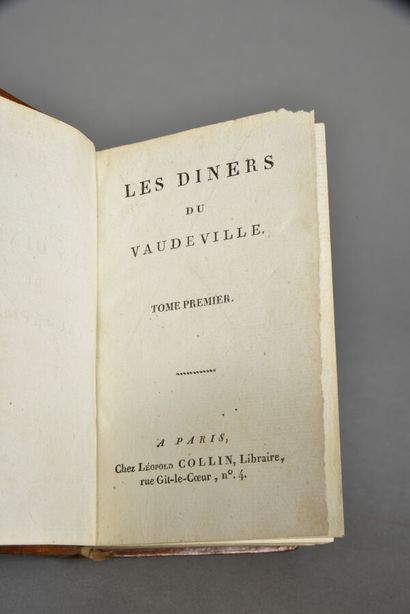 Les Dîners du Vaudeville, Paris HUET, éditions...