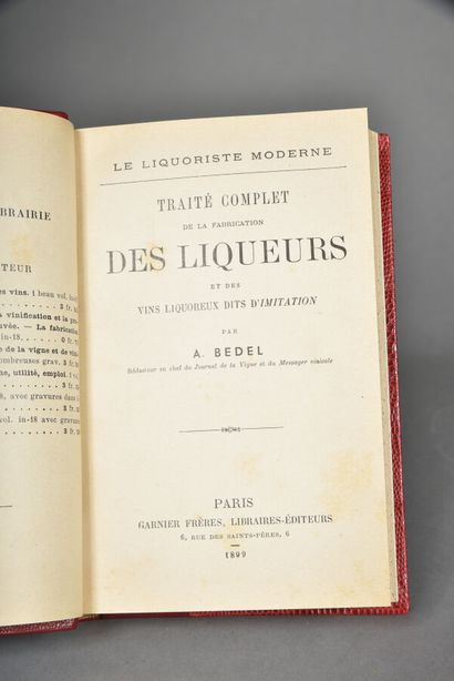 BEDEL, traité Complet De La Fabrication Des...