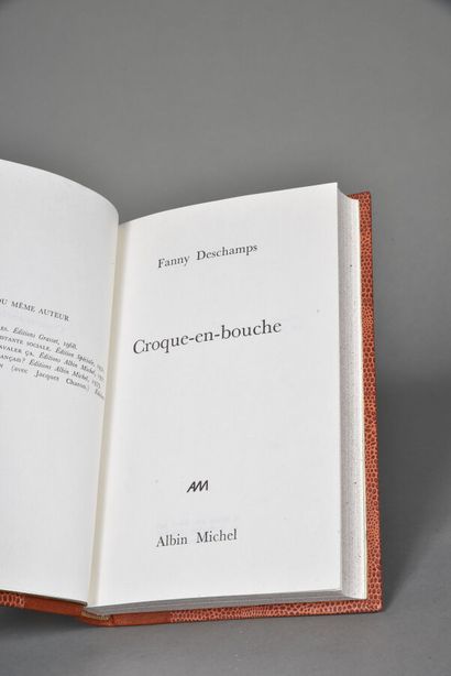 DESCHAMPS Fanny, Croque-en-bouche, Paris,...