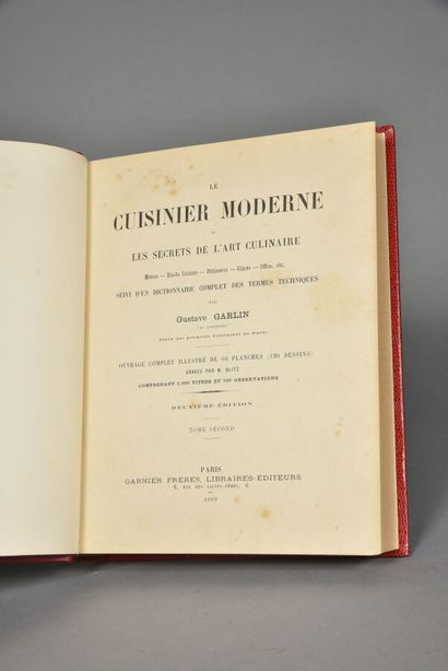 GARLIN Gustave, Le Cuisinier moderne, ou...