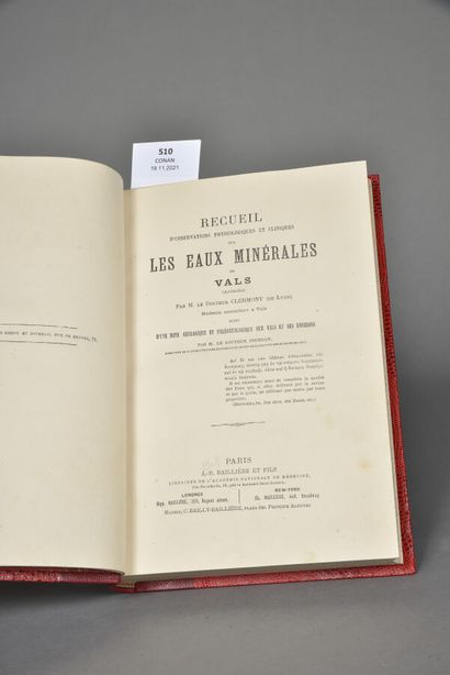 CLERMONT, Recueil d'observations physiologiques...