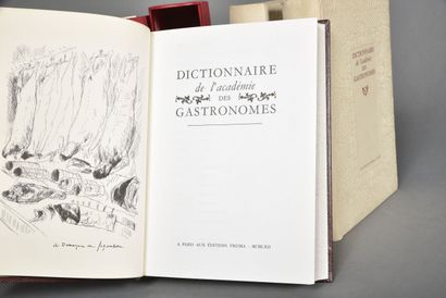 LOT : Dictionnaire de l'Académie des gastronomes....